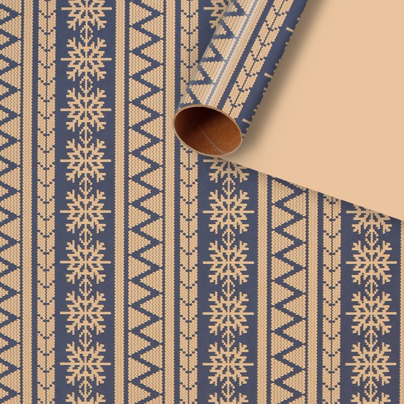 Christmas Gift Packaging Paper Vintage Kraft Paper Gift Wrapping Paper Wholesale