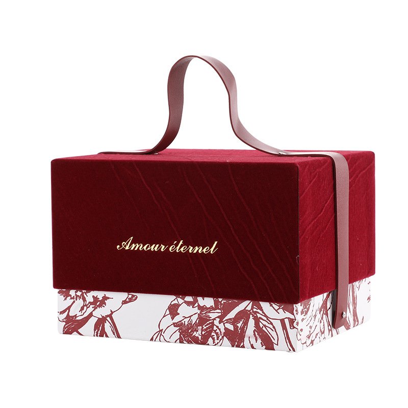 Custom Printing Wedding Gift Box for Sweets Candy Packaging Paper Gift Boxes With Ribbon Custom Boxes with Logo Packaging