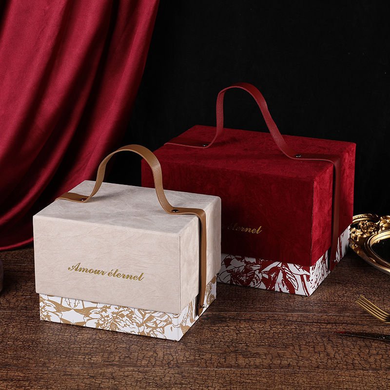 Custom Printing Wedding Gift Box for Sweets Candy Packaging Paper Gift Boxes With Ribbon Custom Boxes with Logo Packaging