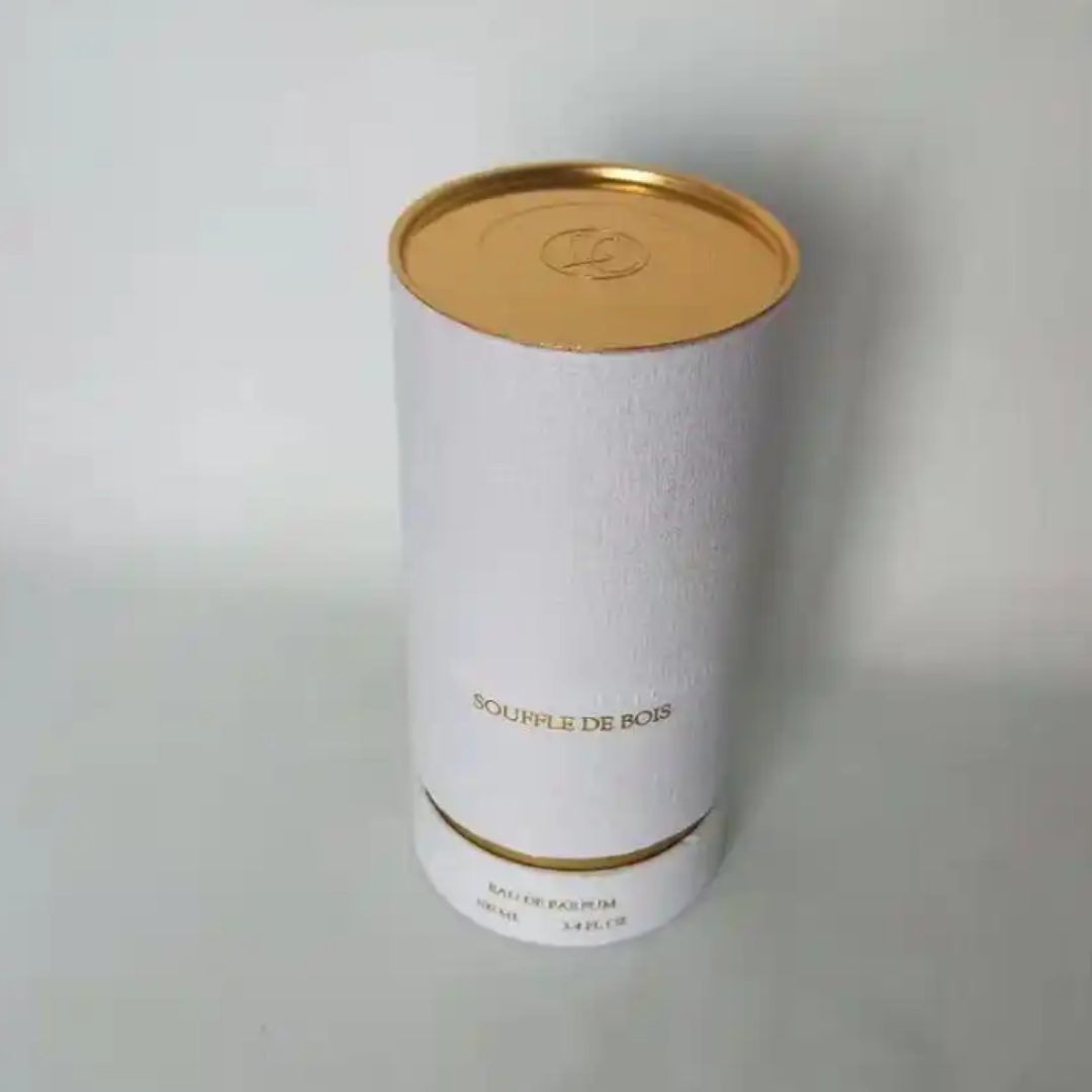 Cylinder Packaging Box For Perfume Bottle Luxurious Round Customized Tube Packaging Boxes Custom Paper Bags With Logo