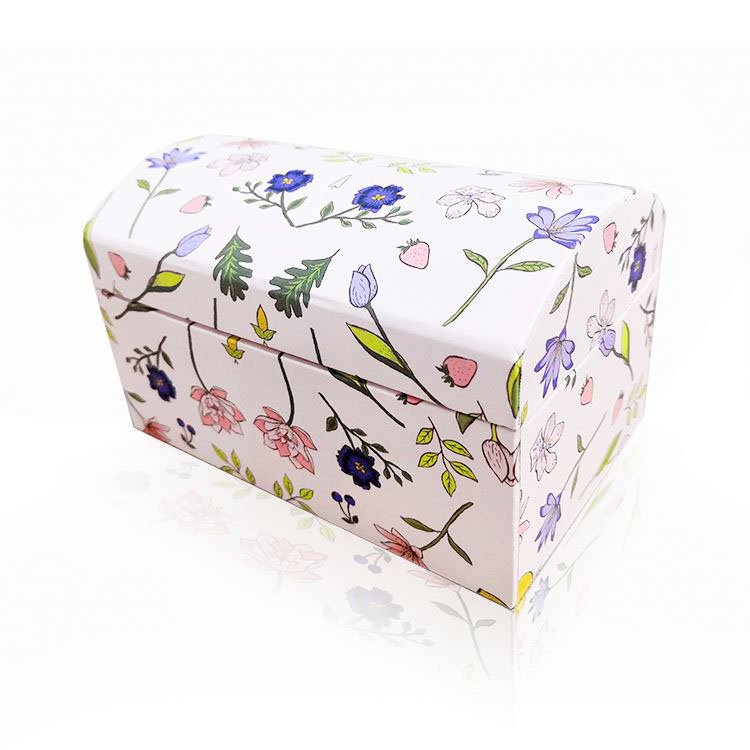 Custom Tabletop Makeup Box Packaging Cosmetics Display Storage Organizer Box Drawer With Mirror