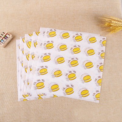 Disposable Toast Bread Breakfast Paper and Grease Proof Sandwich Paper.