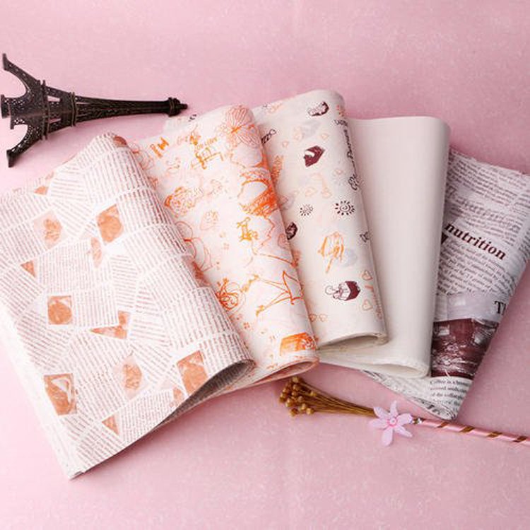Disposable Toast Bread Breakfast Paper and Grease Proof Sandwich Paper.