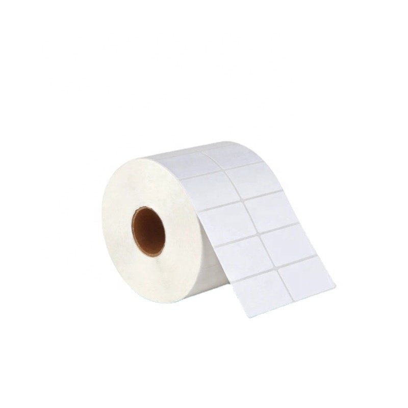 Blank Fanfold Labels Packaging Shipping Label Sticker Roll Flat Waterproof 100x150mm Custom Size 4*6 Inch Thermal Sticker