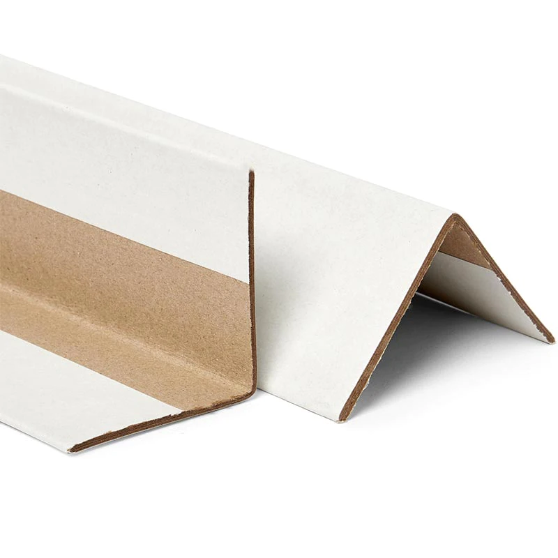 Custom biodegradable cardboard corner protectors packaging paper edge angle board package