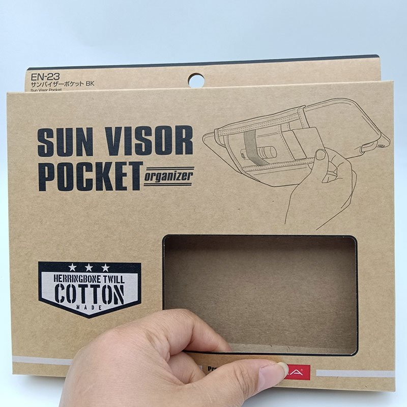 Cheap oem friendly recycled pack eco kraft box foldable custom logo brown muffin kraft paper packing box with window