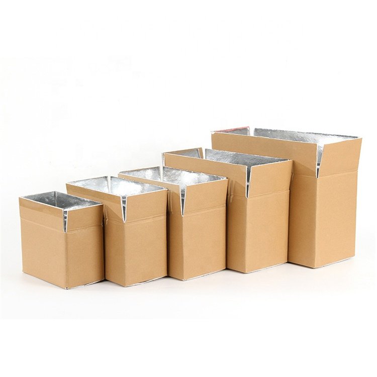 JIJID 7# Cold Chill Insulated Packaging Custom Printed Food Packaging Shipping Carton Box For Food Thermal insulated box