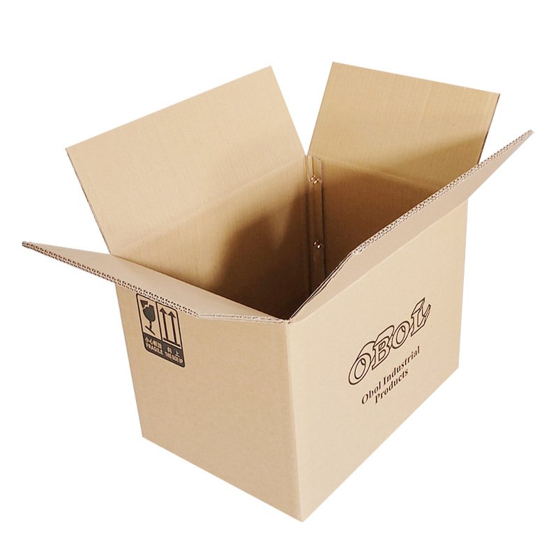 Custom RSC cardboard box plain corrugated box medium box for shipping