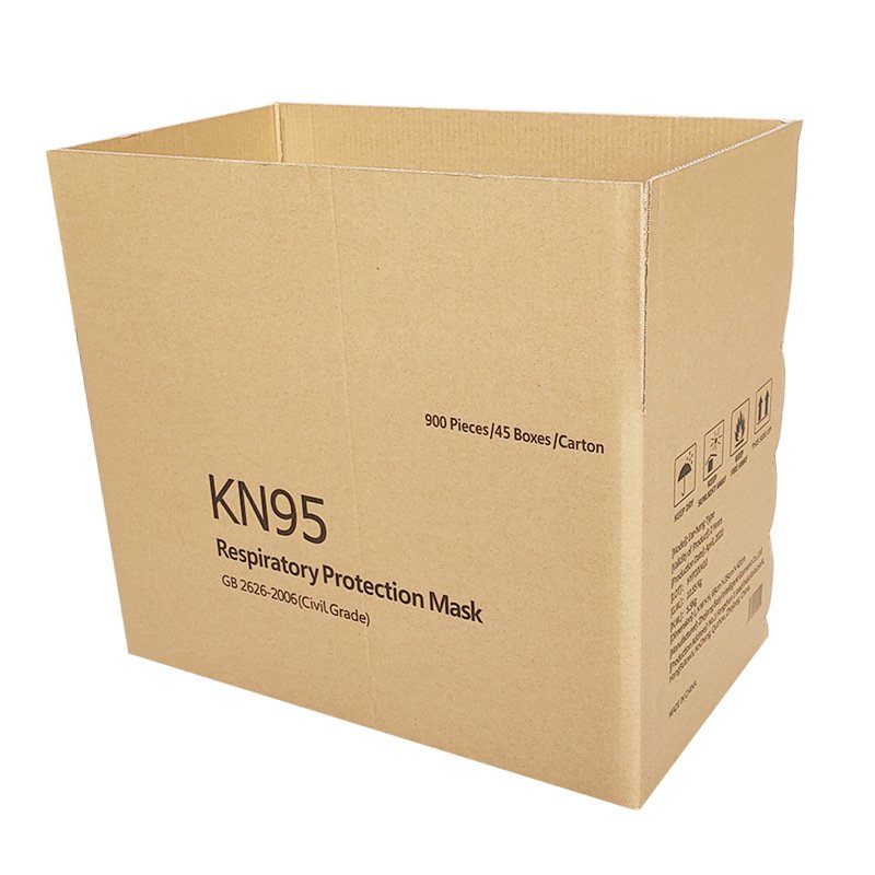 Custom RSC cardboard box plain corrugated box medium box for shipping