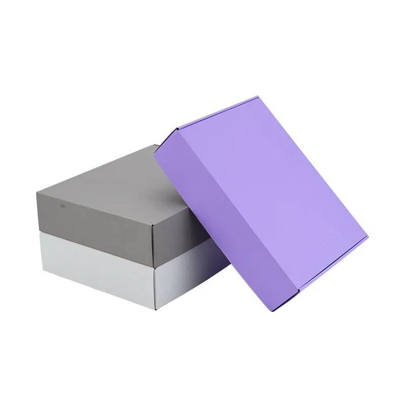 Recyclable Custom Corrugated Cardboard Paper Packaging Self-Sealing Mailer Shipping Paper Boxes