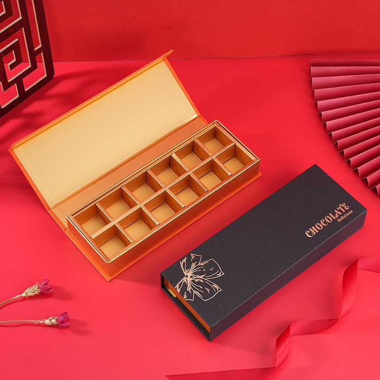 China manufacturer cheap luxury gift paper chocolate packaging boxes of chocolates