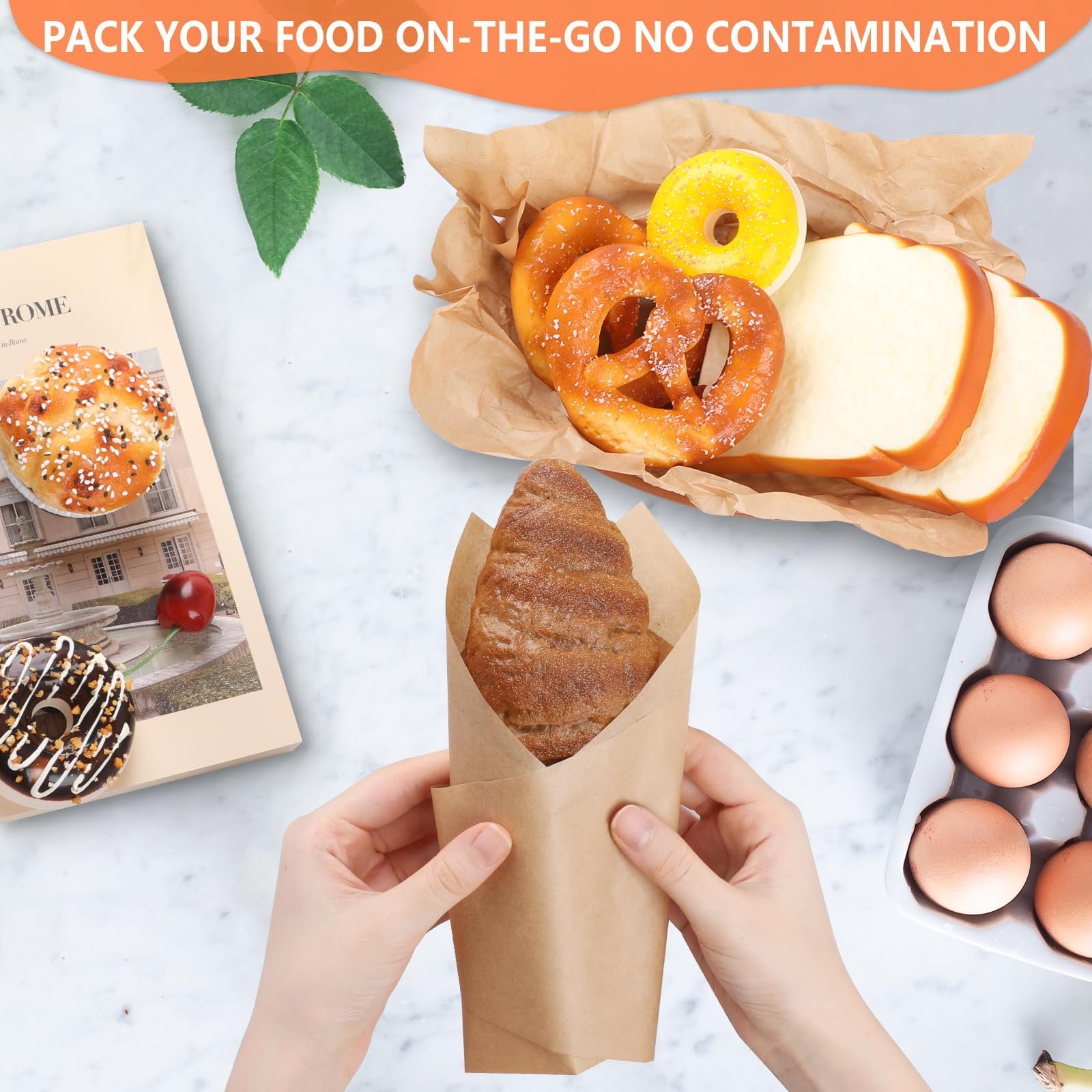 High Quality 40*60cm 50*70cm Silicone Oil Coated Parchment Papers Custom Greasrproof Baking Wrapping Paper For Packaging Baking