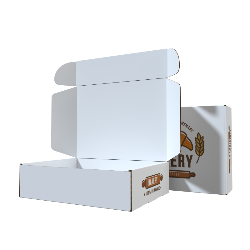 Exquisite Soy Ink Printing Bread Cookie Desserts Baking Donuts Packaging Paper Boxes Wholesale