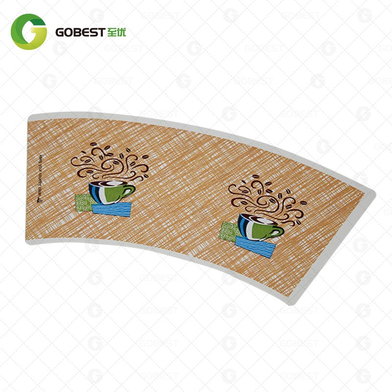 Gobest paper Manufacturers 4oz Rolled Pe Pla Coated paper Cup Aqueous Coating Plastic Free paper Cup Bottom Roll