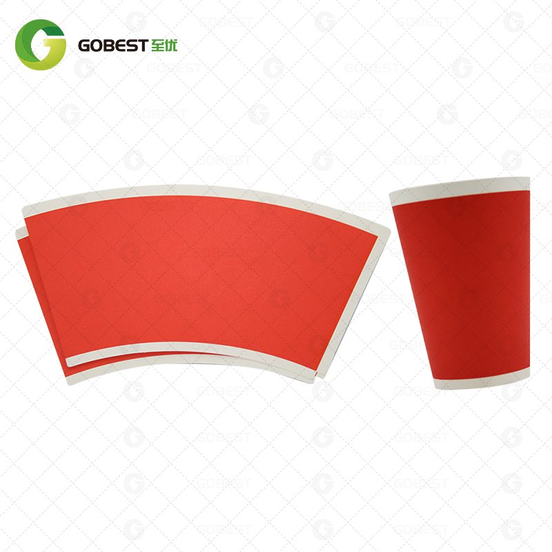 Gobest paper Manufacturers 4oz Rolled Pe Pla Coated paper Cup Aqueous Coating Plastic Free paper Cup Bottom Roll
