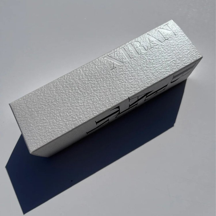 Manufacturer Direct Embossed Pearl Cardboard and Kraft Paper Box for Makeup & Skincare Sunscreen Cream Packaging