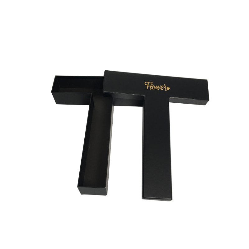 high-end alphabet gift box for flower letter shape jewelry gift boxes with logo gift box packaging luxury