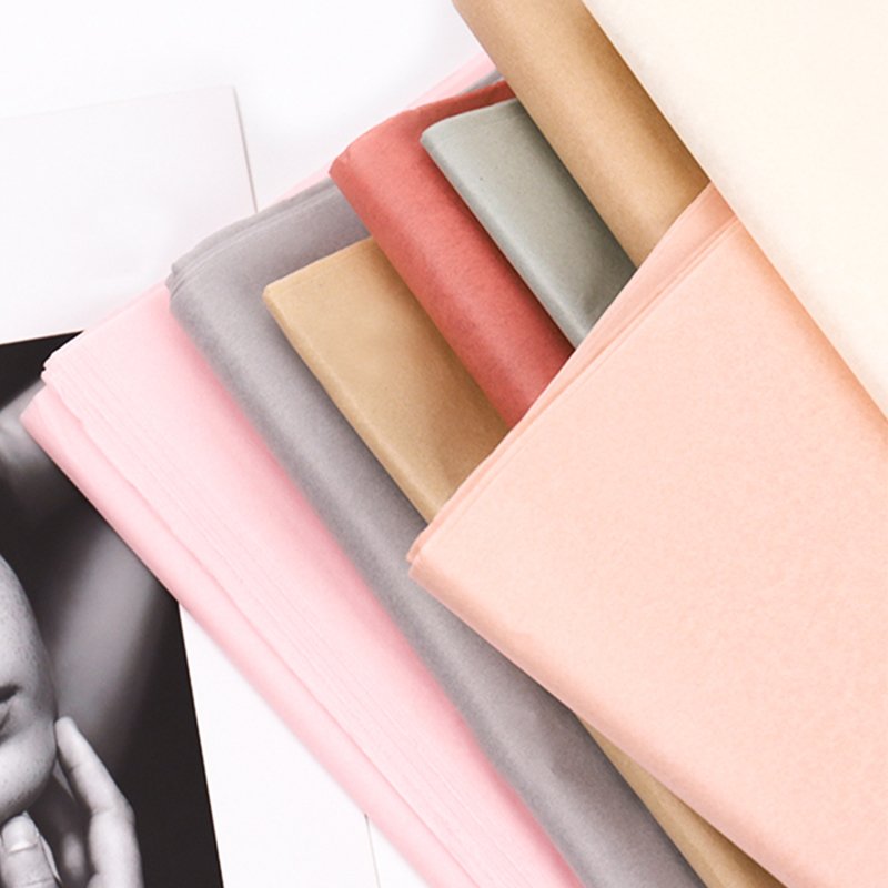 Custom Biodegradable Black Gold Brand Logo Printing Gift Wrapping Tissue Paper for Packing