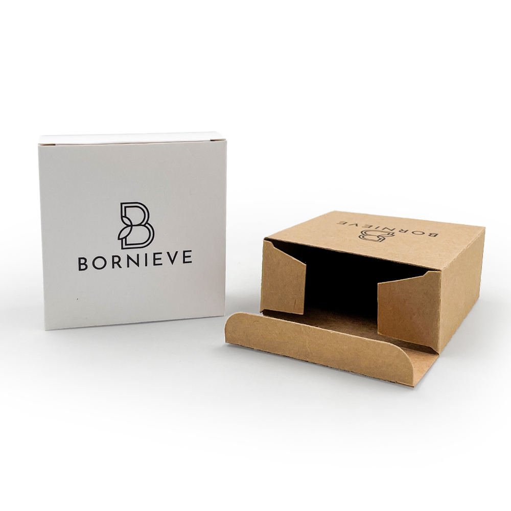 New Style Wedding Gift Box Free Design Gold Stamping Candy Packaging Paper Box