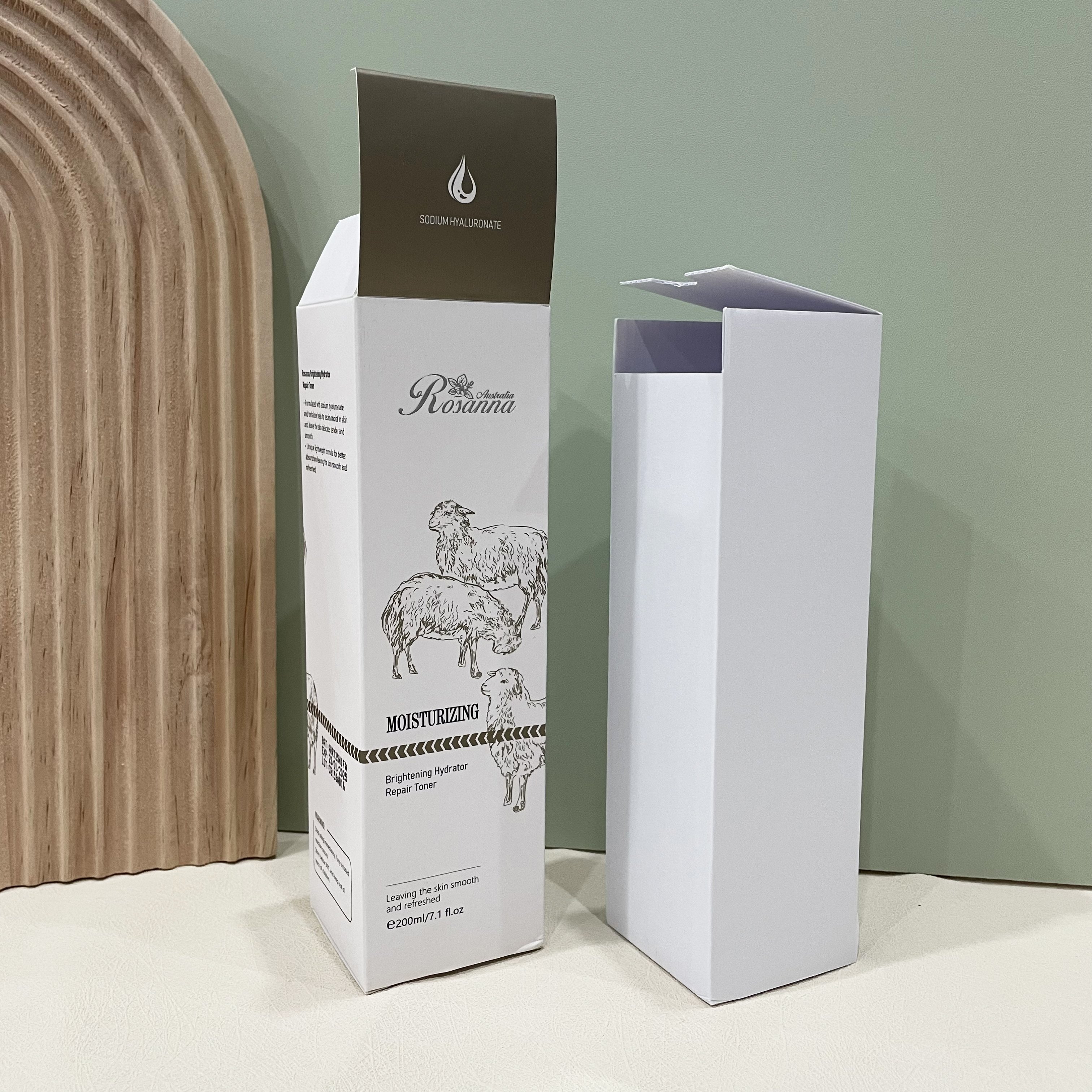 Custom luxury packaging paper box gold foil UV cosmetics box skin care candle perfume custom packaging eco friendly