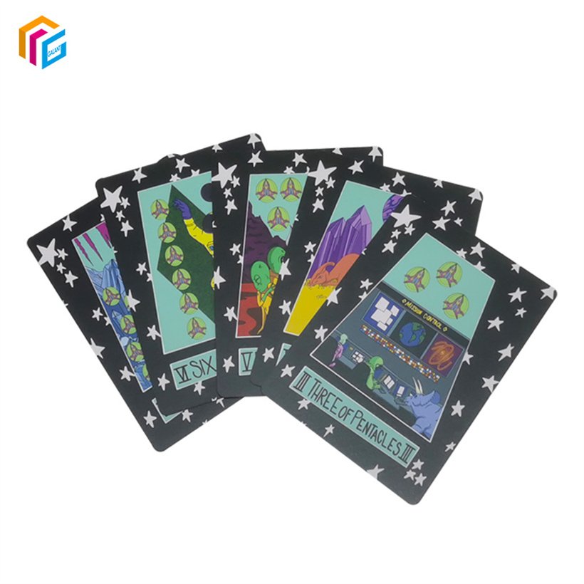 Wholesale factory rider waite tarot cards tarot card deck custom printing classics cartas del tarot cards with guide book