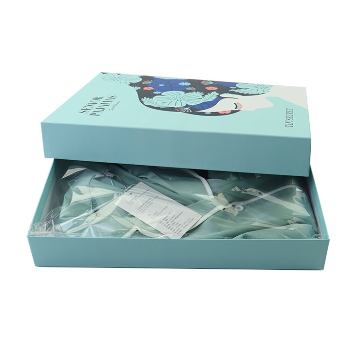High Quality Luxury Caja Para Ropa Lid And Base Package Boxes Boutique T-shirt Clothing Cardboard Packaging Paper Box