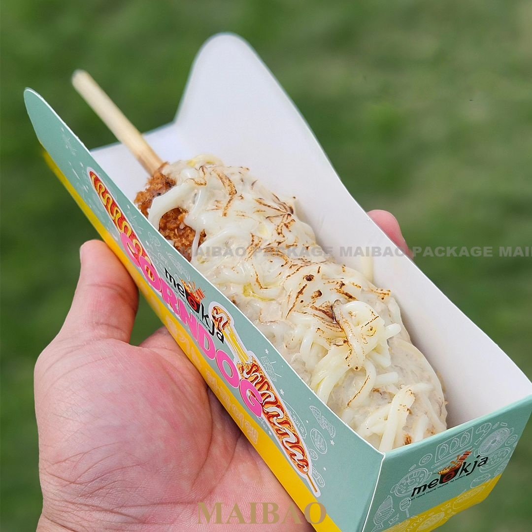 Hot Sell Food Boat Tray Craft Food Grade 16oz For Meat Serving Baking Cookie Foodhot Dog Paper Tray, Kraft Paper Boat Shape Box