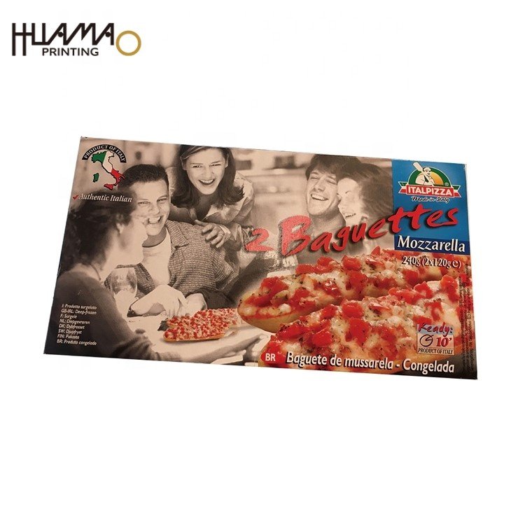 Customised Sticker Printing Carton Box Bolsas De Papel Clothes Packaging Boxes Custom Logo Printing Biodegradable Caja De Pizza