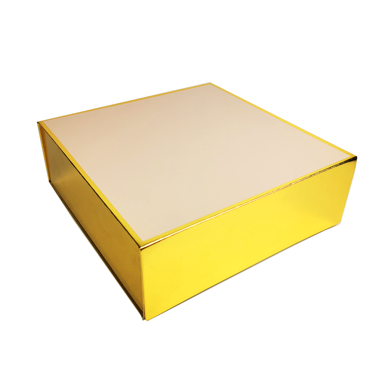 High Quality Gold Card Box Luxury Gift Set Packaging Paper Magnetic Box Wholesale Folding Cardboard Box with Custom Logo