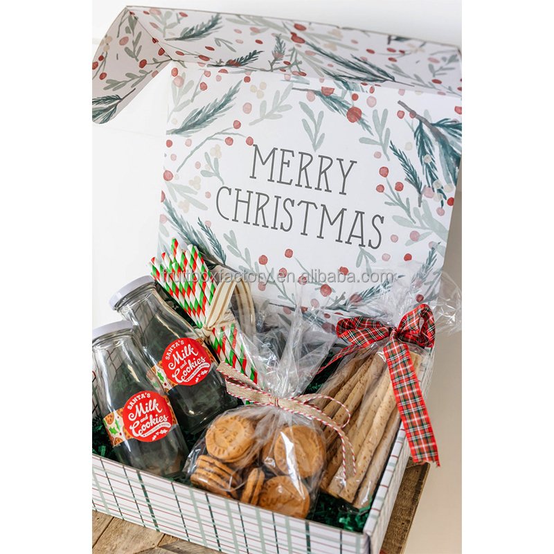 Custom Printing Christmas Gift Packaging Paper Box Corrugated Board Tuck-top Box For Gift Packaing
