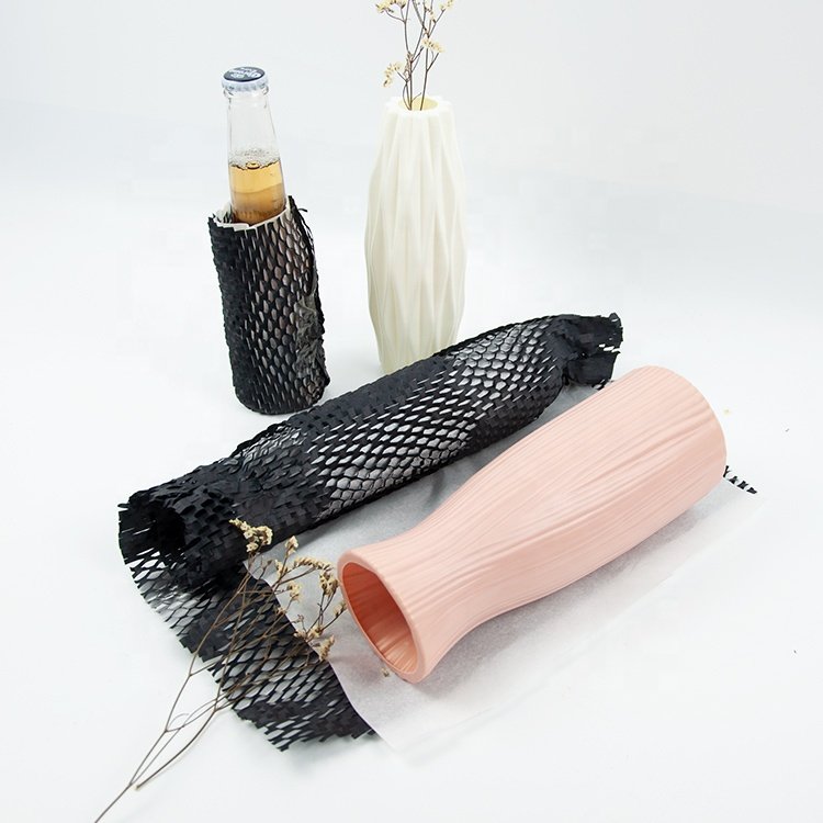 Best quality biodegradable packaging paper kraft dispenser box wrapping Honeycomb Cushioning Wrap
