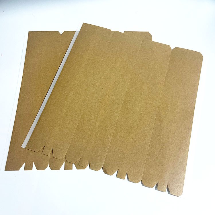 Hight quality brown self adhesive kraft paper tape with easy tear handle for carton