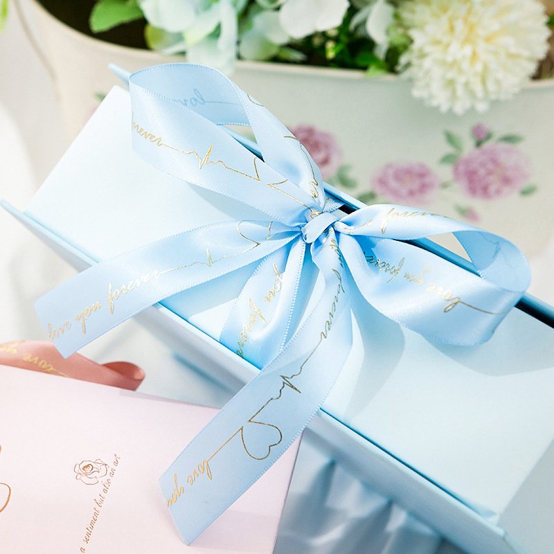 Gift box present packaging paper boxes with bowknot
