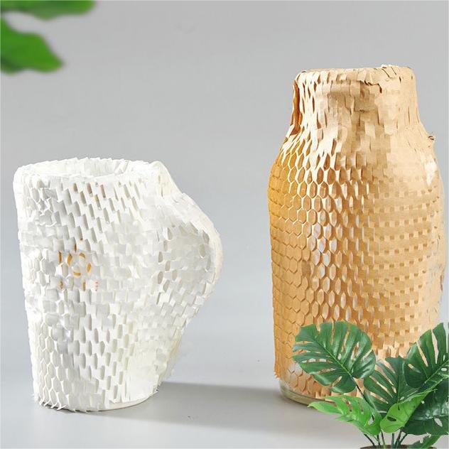 Eco-Friendly Honeycomb Packaging Paper Cushioning Kraft Paper Wrap Roll Parcel Art Craft Materials Packaging Paper