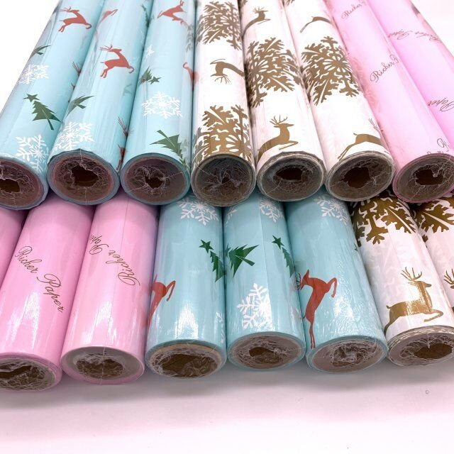 OEM Design Printing Coated Paper Factory Wholesale Wrapping Paper Art Paper