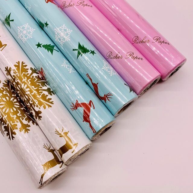 OEM Design Printing Coated Paper Factory Wholesale Wrapping Paper Art Paper