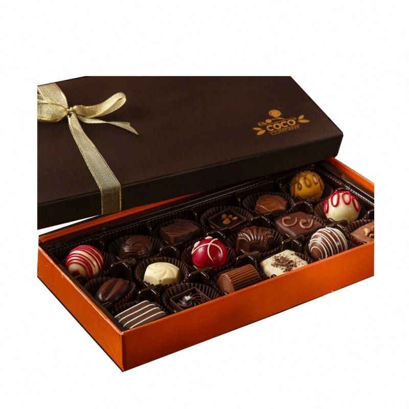 Wholesale High Quality Custom Packaging Sweet Box Chocolate Paper Gift Box Cardboard Sweet Packaging Present Box