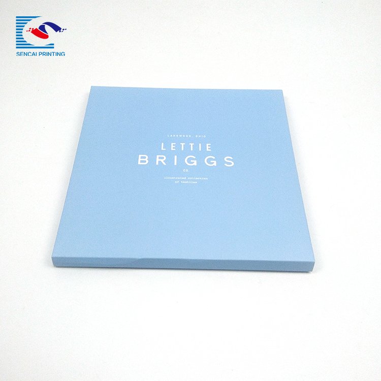Luxury customized blue cardboard envelope for packaging