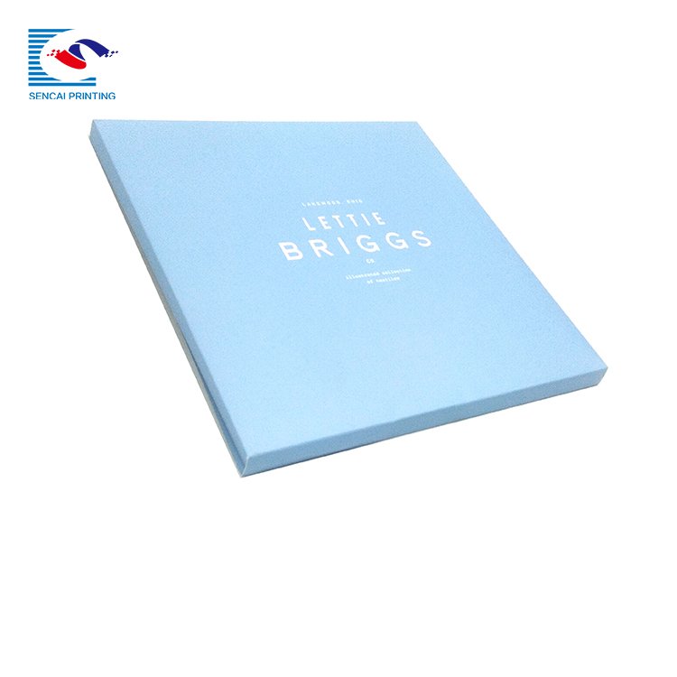 Luxury customized blue cardboard envelope for packaging