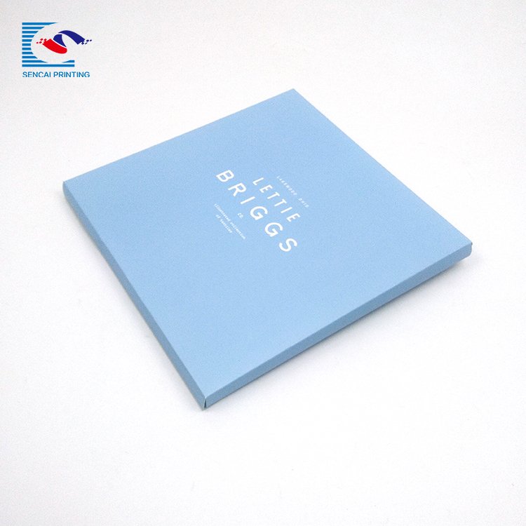 Luxury customized blue cardboard envelope for packaging