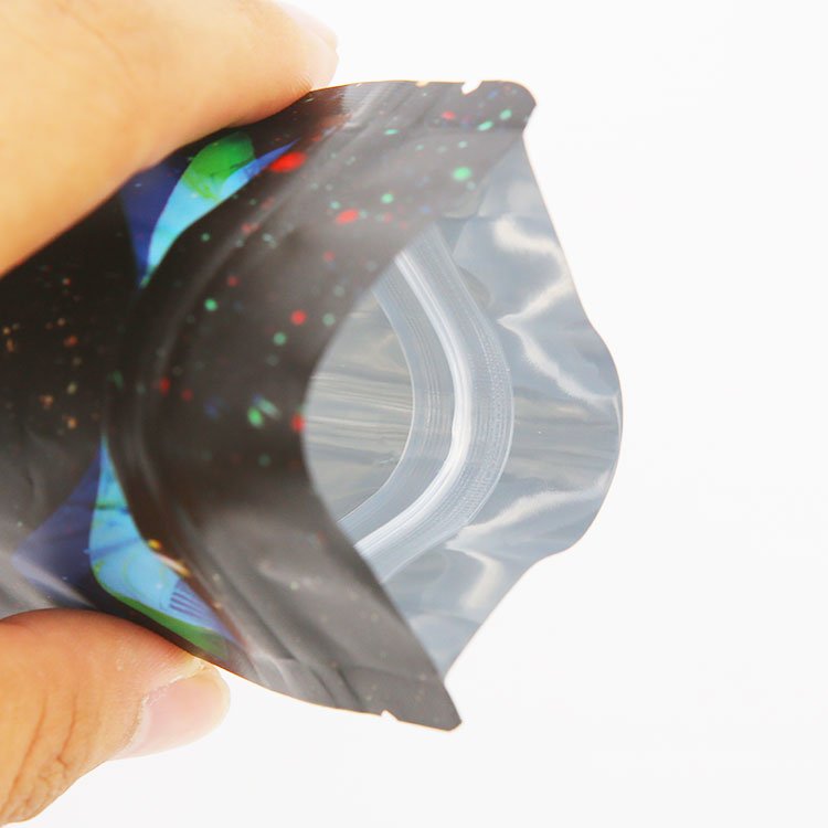 foil laminated plastic resealable ziplock bags exit edibles packaging smell proof candy gummies 3.5g mylar bags custom printed