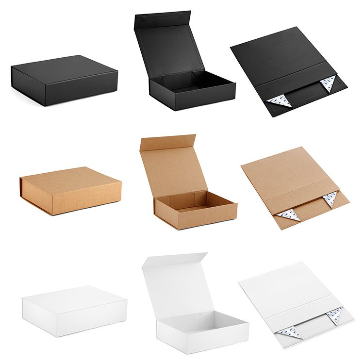 Custom Colorful Boxes With Magnetic Lid Gift Box Packaging Paper Magnet Closure Caja De Con Iman Rigid Cardboard Cosmetic Box