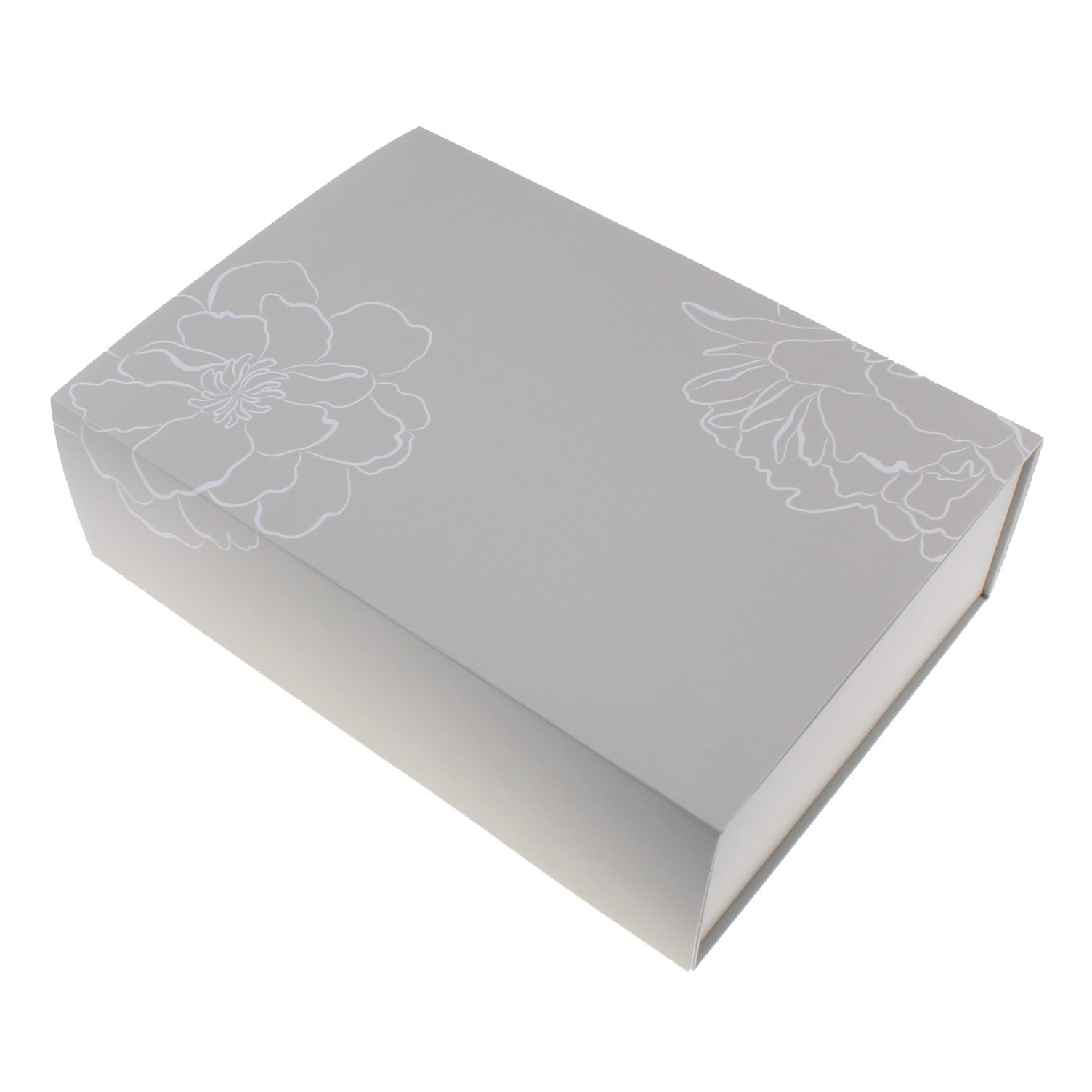 Free Design Custom White Cosmetic Foldable Magnet Cardboard Magnetic Closure Eco Friendly Gift Box Packaging Paper With Logo