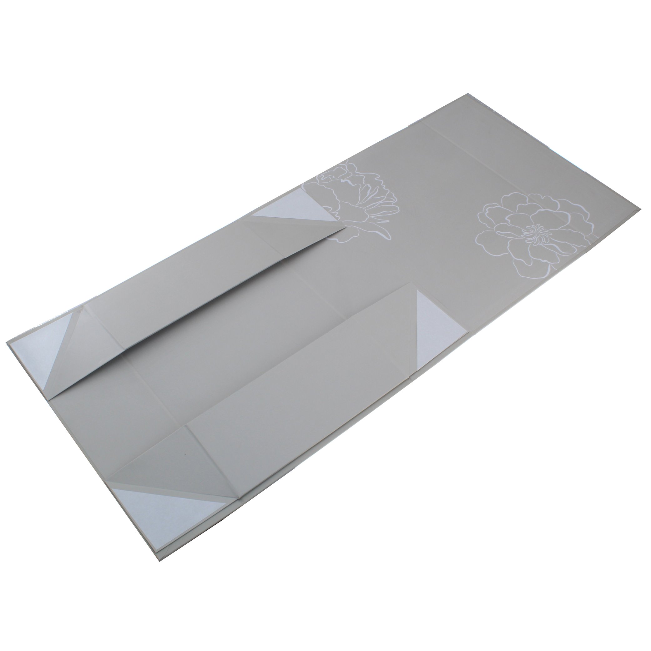 Free Design Custom White Cosmetic Foldable Magnet Cardboard Magnetic Closure Eco Friendly Gift Box Packaging Paper With Logo
