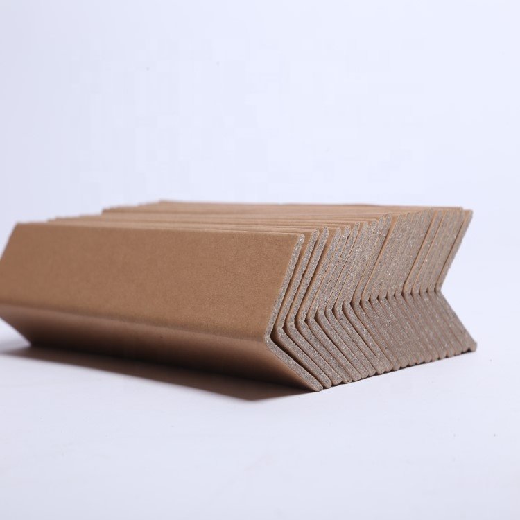 Heavy Duty Kraft L Shape Cardboard Packaging Corners Protectors Paper Angel Board Cirlce/Coil V Shape Pallet Edge Protectors