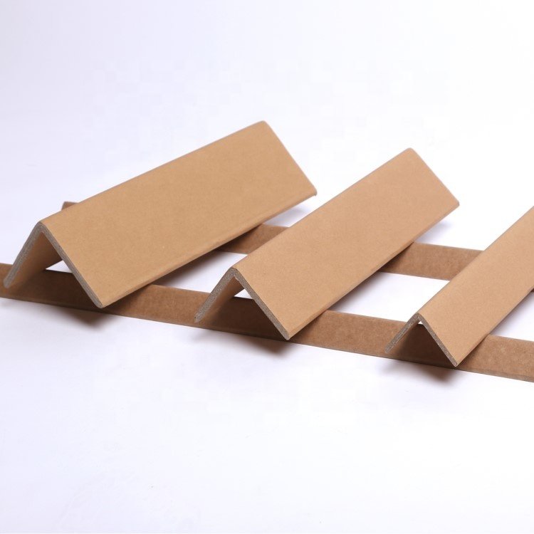 Heavy Duty Kraft L Shape Cardboard Packaging Corners Protectors Paper Angel Board Cirlce/Coil V Shape Pallet Edge Protectors