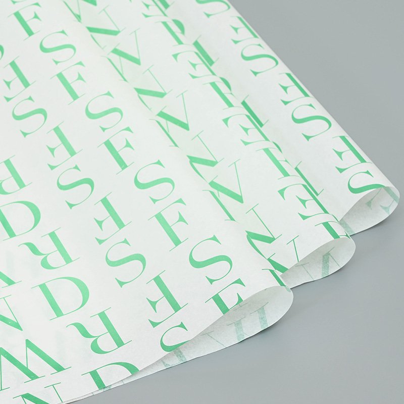 Custom Logo Printed blue sky tissue paper Black Clothing Gift Packing Paper For Small Business
