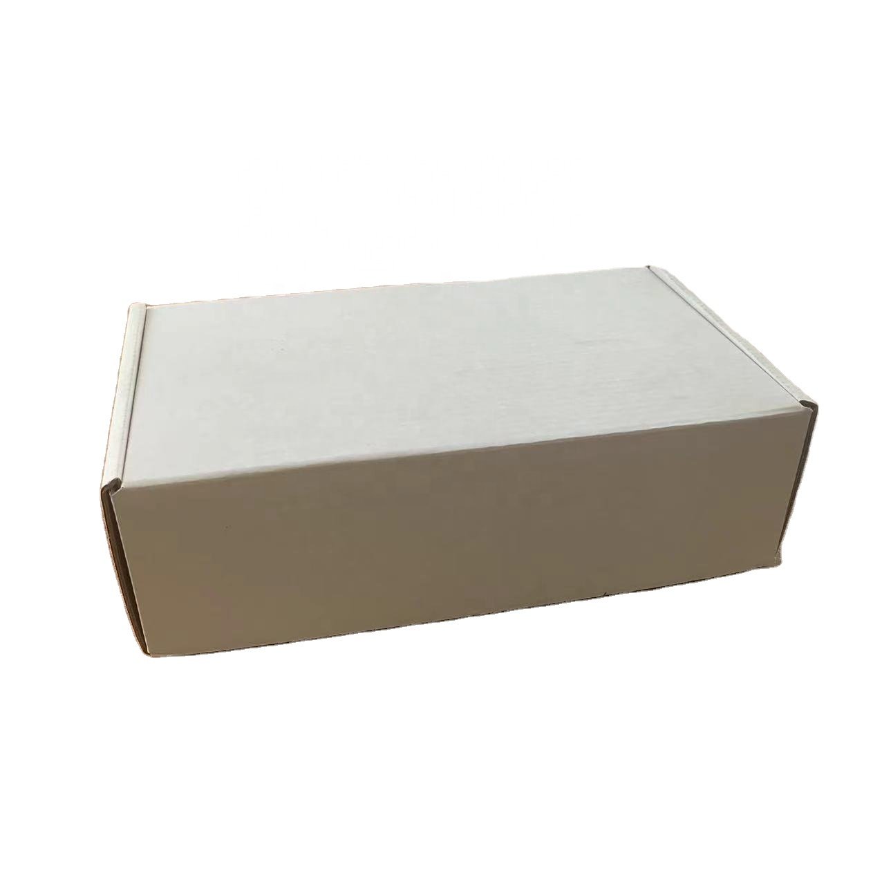 Customized Folding White Kraft Corrugated Carton Packaging Box Corrugated Board Customized Logo Aircraft Box Craft Shoe Box