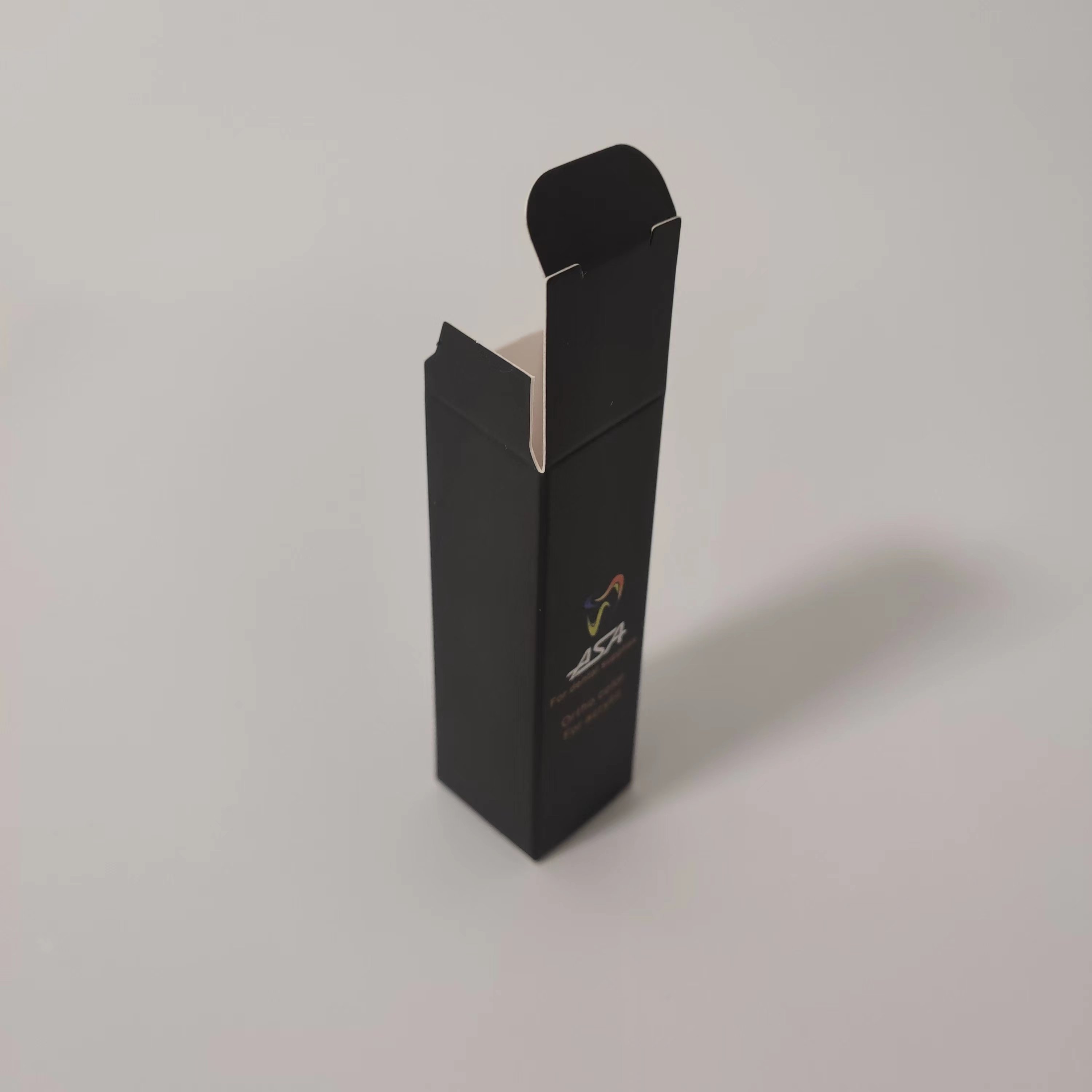 Custom Gold Logo Printing Wholesale Corrugated Carton Black Paper Packaging Shipping Box