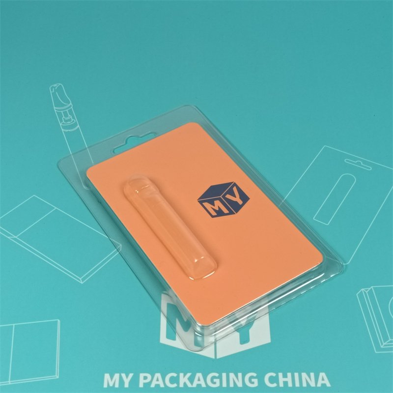 OEM Supplier Custom Double Printed Pre Clamshell Slide Blister Packing Plastic Roll Tray Blister Insert Card Packaging Box